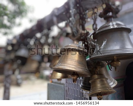 Picture of old bell of temple..