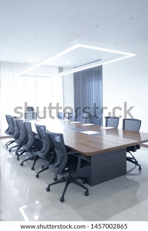 Interior of meeting room in modern office                      