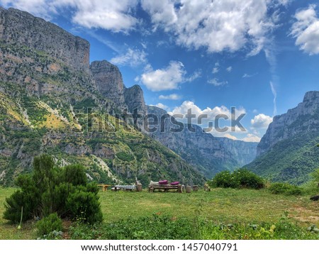 Vikos Canyon, Zagorohoria, Epirus, Greece Royalty-Free Stock Photo #1457040791
