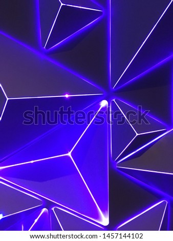 Neon purple geometric abstract background