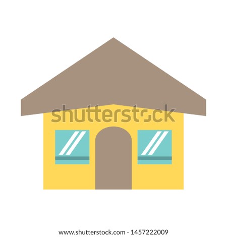 House real estate symbol isolated vector illustration graphic design