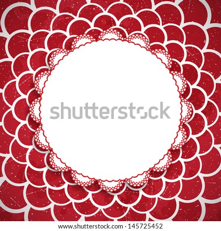 Abstract background with frame. Vector illustration.