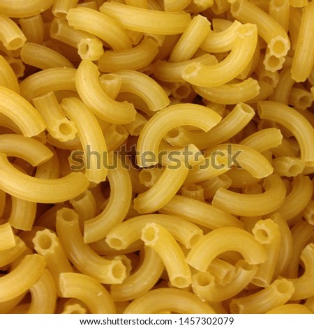 Macro photo food product raw macaroni Vermicelli. Image texture Vermicelli. Stock image macaroni food