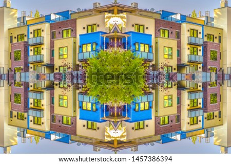 Apartments in Park City Utah on axis of symmetry