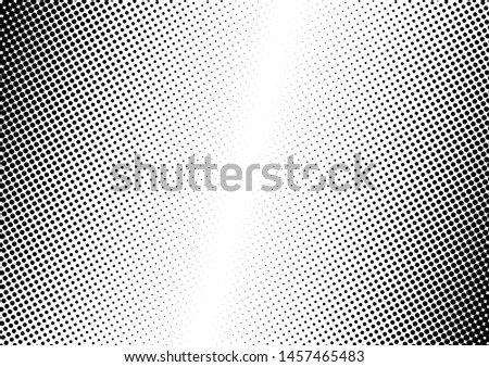 Distressed Dots Background. Black and White Fade Texture. Modern Abstract Backdrop. Gradient Monochrome Overlay. Vector illustration
