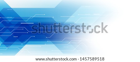 abstract blue technology communication concept vector background Royalty-Free Stock Photo #1457589518