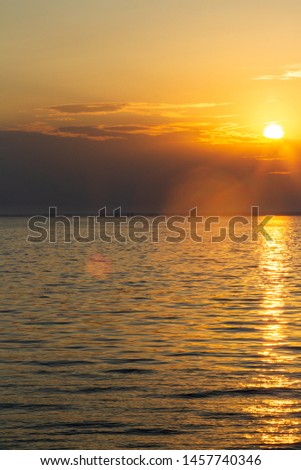 sunrise on the Kiev Sea