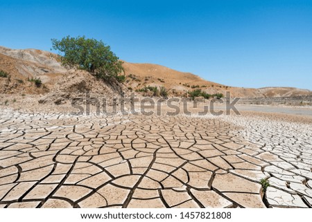 Global warming dried up a big lake