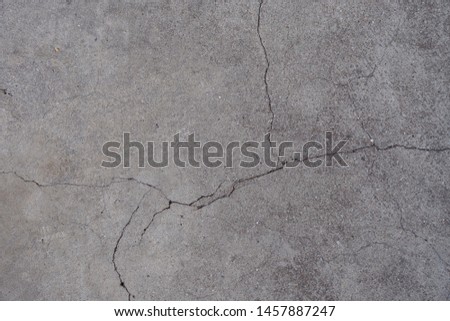 Crack in the concrete on the streets of Los Angeles for your design