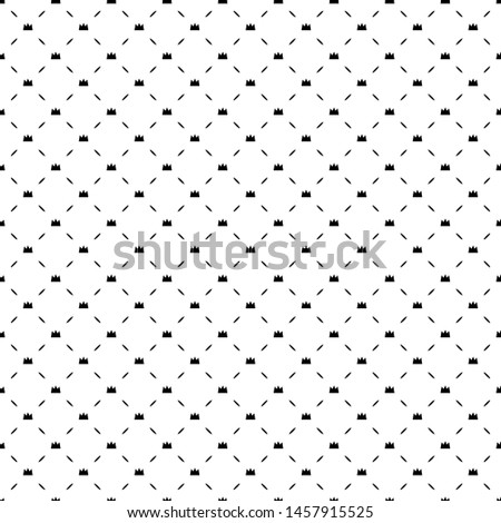Royal seamless pattern with crown. Vector illustration Royalty-Free Stock Photo #1457915525