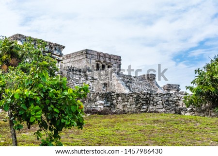 Ancient Tulum Ruins Yucatan Mexico