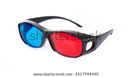 3D glasses isolated on a white background -