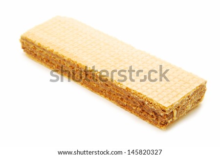 waffle isolated on white background