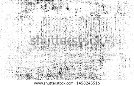 Subtle halftone grunge urban texture vector. Distressed overlay texture. Grunge background. Abstract mild textured effect. Vector Illustration. Black isolated on white. EPS10. Royalty-Free Stock Photo #1458245516