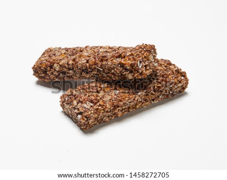 Cocoa Chocolate Protein Bar white background
