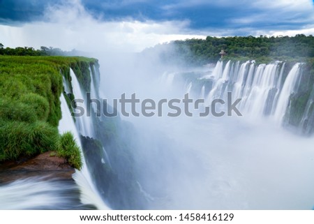 Photo shooting Iguassu Falls at Argentina Brazil