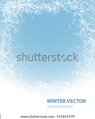 Background  with rime for winter holiday   Royalty-Free Stock Photo #145841939