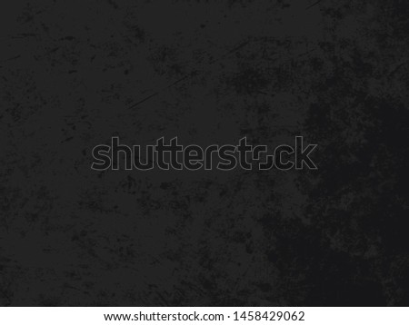 Abstract distress floor, dark background, stucco grunge, cement or concrete wall textured. Vector illustration design with copy space.