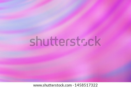 Light Pink vector background with curved lines. A completely new colorful illustration in simple style. A new texture for your  ad, booklets, leaflets.