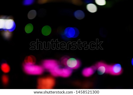 Background bokeh of colorful lights for use as illustrations in art and design.