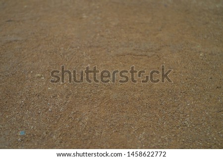 Selective focus on brown stone grit scree floor for background, Brown gravel stone texture.

