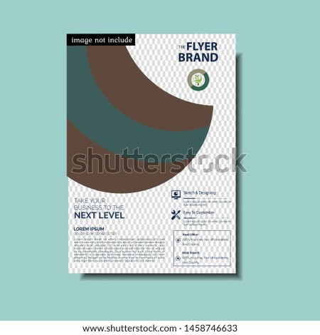 corporate business flyer template printable size a4