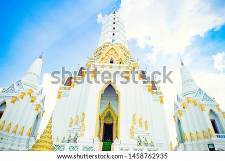 The famous temple Bangkok Thailand