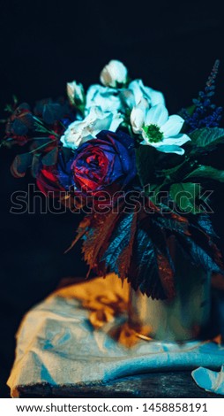 Vintage bouquet in a vase