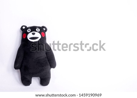 cute toy bear on a white background