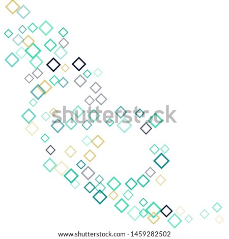 Confetti pattern minimal geometric cover template of isolated elements.Future geometric cover confetti pattern. Used as print, card, backdrop, template, texture, background, wallpaper, banner, border