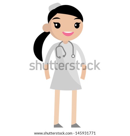 Cute smiling nurse