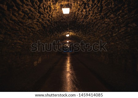 Scary damp tunnel in the Nation's Capital. 