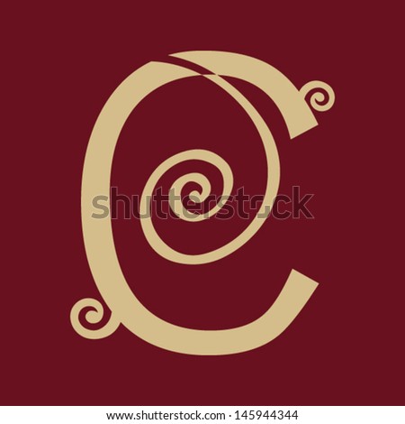 ornamental letter C