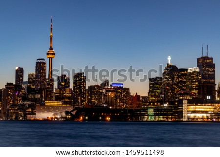 View of the Toronto Skyline - Long Exposure! 