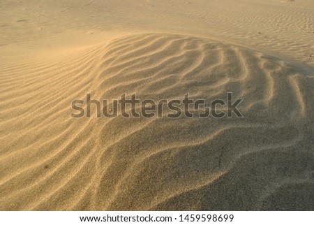 Sand dune at Parangkusumuo Beach, Yogyakarta, Indonesia.