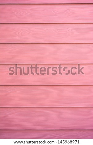 Red Painted Wood 