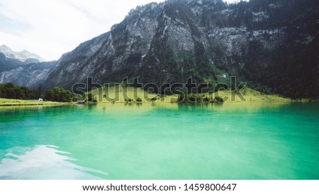 Some picture about the königssee obersee in Germany