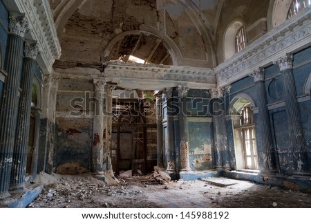  Abandoned Kazan Theotokos Church in Yaropolec, Russia Royalty-Free Stock Photo #145988192