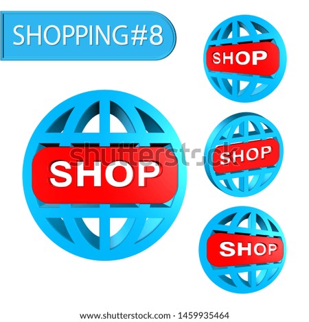 3D image on the topic of shopping, online store, from PRO-STICK