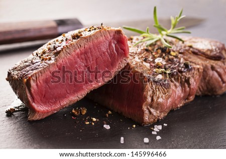 beef steak Royalty-Free Stock Photo #145996466
