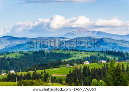 Beautiful view of the mountain Goverla Royalty-Free Stock Photo #1459976063