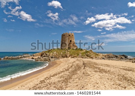 Spanish Tower, Torre di Bari, Bari Sardo, Ogliastra Province, Sardinia, Italy  - Photo taken on 19th of May 2019