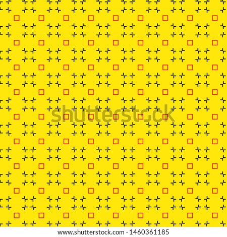 Abstract pattern in geometric style. Classic color with geometric shapes vector.
