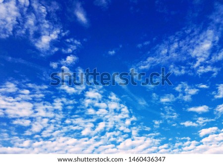 Cloud Formations against blue sky