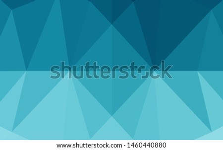 Light BLUE vector low poly cover. An elegant bright illustration with gradient. Brand new design for your business.