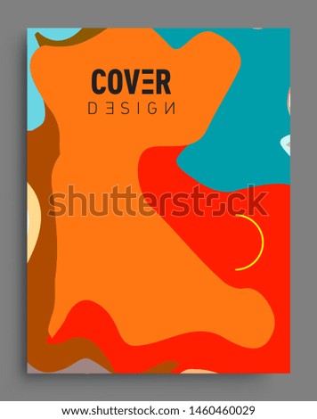 Modern abstract covers template. Cool gradient shapes composition, vector covers design.