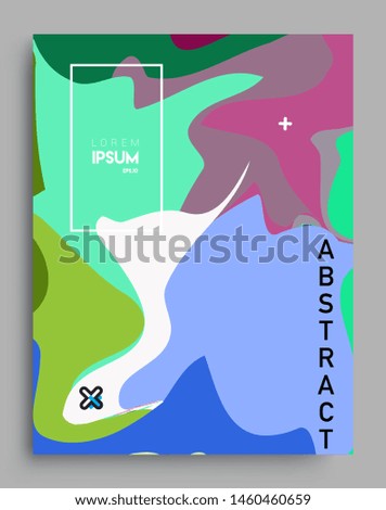 Modern abstract covers template. Cool gradient shapes composition, vector covers design.