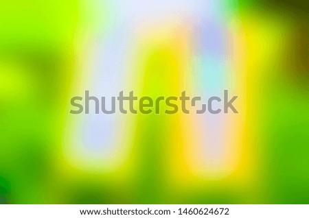 abstract blur green and yellow colors background for design.