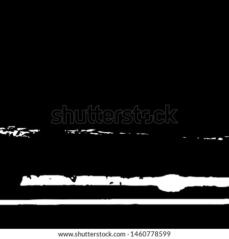 Grunge black textures on white background. Template for a banner, poster, notebook, invitation, retro and urban designs with modern hand drawn ink grunge textures. Vector illustration