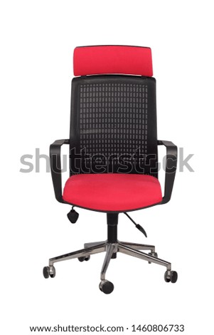 red office armchair architecture design